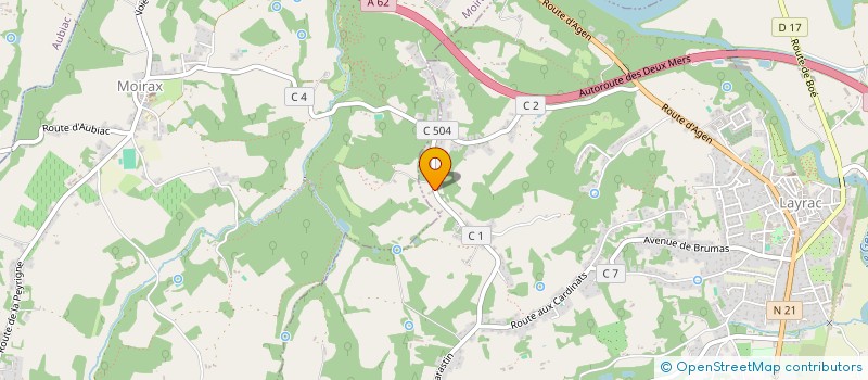 localisation de l'entreprise MADAME MARYNE BERDOY  LAYRAC