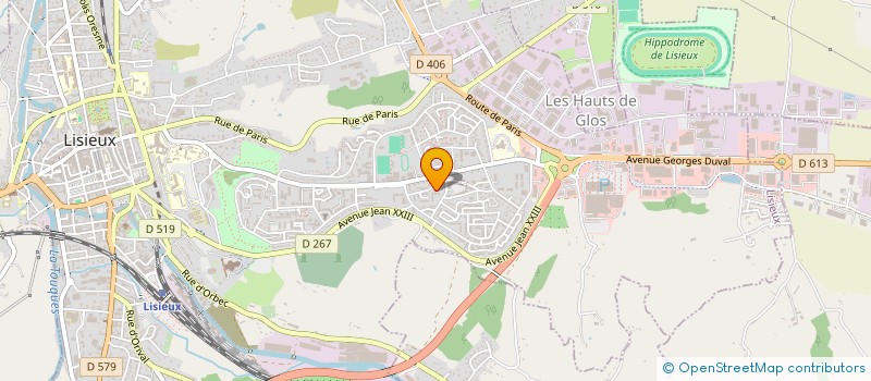 localisation de l'entreprise MADAME MARYNE CHAMBRY  LISIEUX