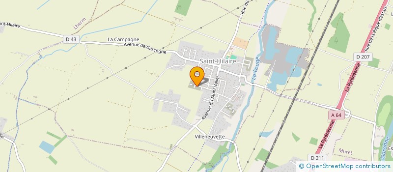 localisation de l'entreprise MADAME MARYNE COSTE  SAINT-HILAIRE