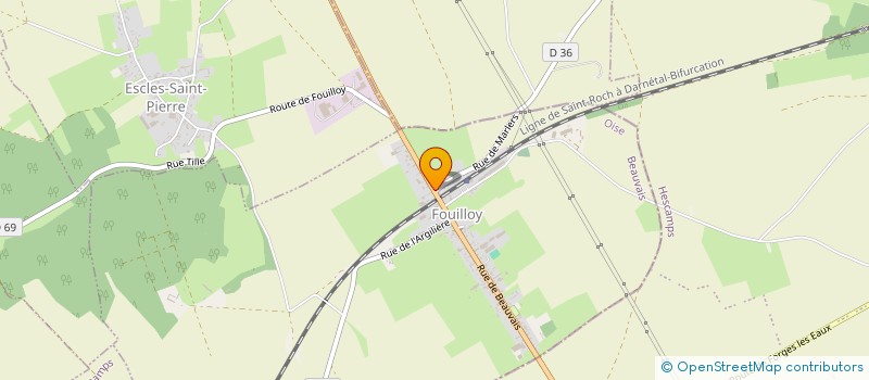 localisation de l'entreprise MADAME MARYNE DREAN  FOUILLOY