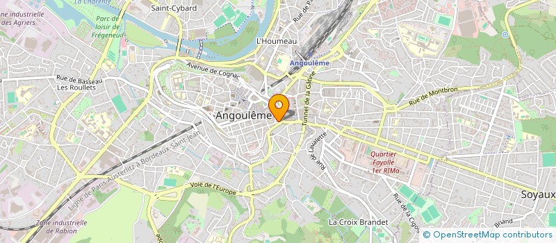 localisation de l'entreprise MADAME MARYNE ELMENOUER à ANGOULEME
