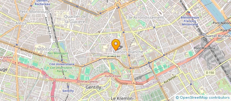 localisation de l'entreprise MADAME MARYNE GAUCHON  PARIS