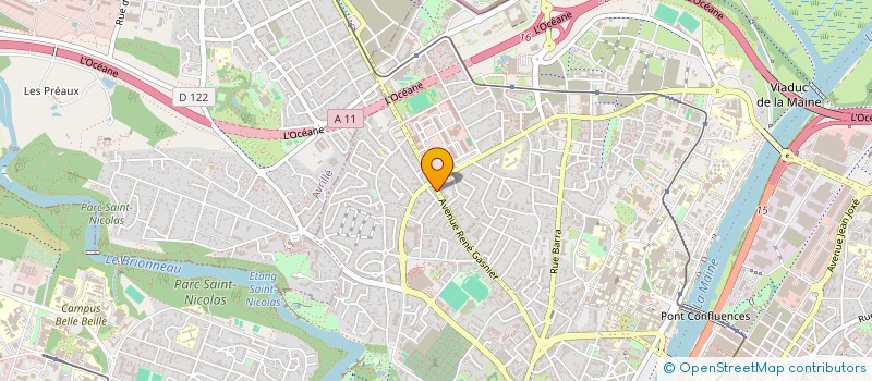 localisation de l'entreprise MADAME MARYNE LAMY  ANGERS