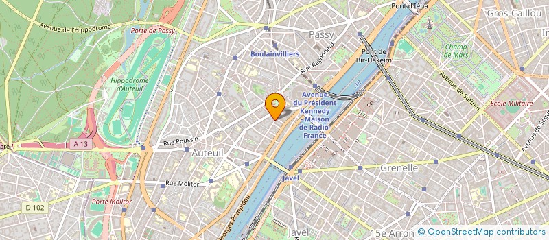 localisation de l'entreprise MADAME MARYNE LEFEUVRE  PARIS