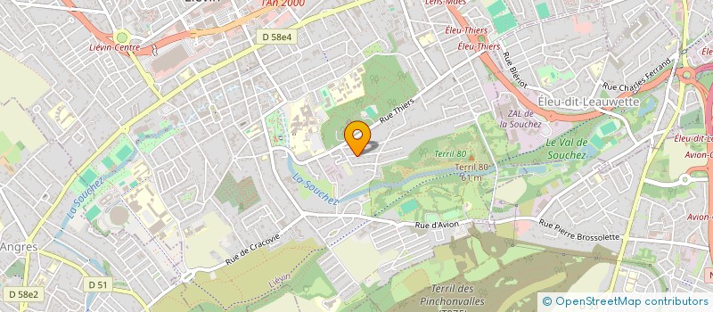 localisation de l'entreprise MADAME MARYNE MISKIEWICZ  LIEVIN