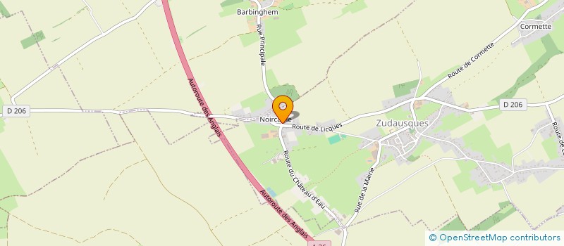 localisation de l'entreprise MADAME MARYNE MOUQUET  ZUDAUSQUES