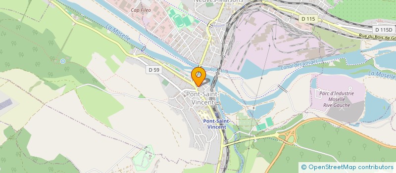 localisation de l'entreprise MADAME MARYNE NAUDIN  PONT-SAINT-VINCENT