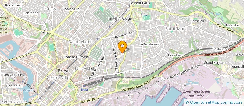 localisation de l'entreprise MADAME MARYNE REBENDENNE  LAMPAUL-PLOUARZEL