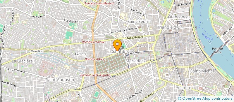 localisation de l'entreprise MADAME MARYNE ROUX  BORDEAUX