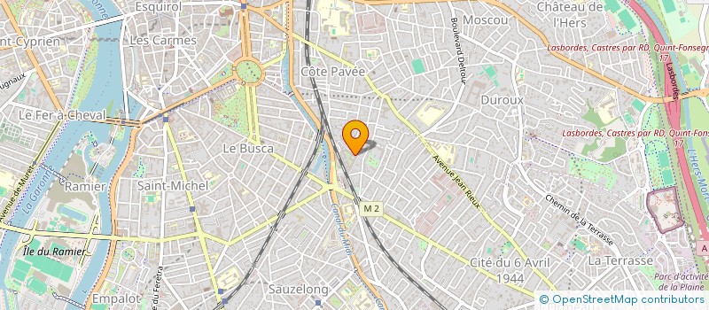 localisation de l'entreprise MADAME MARYNE SANVERT à TOULOUSE