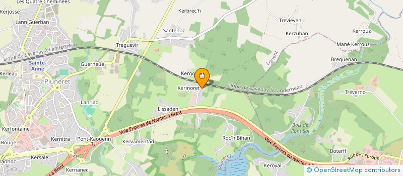 localisation de l'entreprise MADAME MARYNE SYLVESTRE  PLUNERET