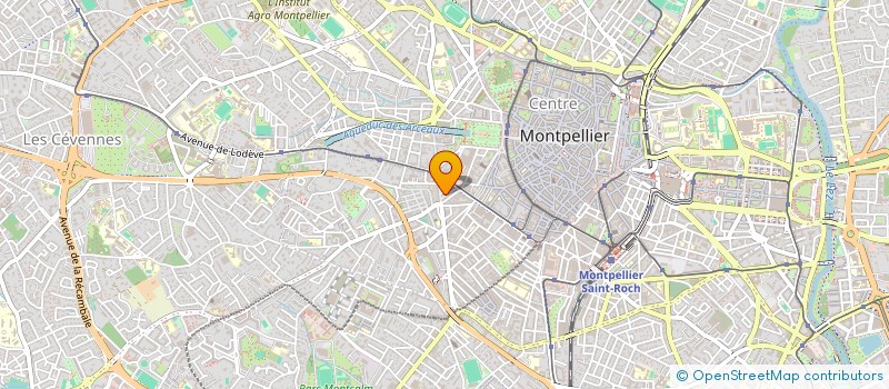 localisation de l'entreprise MADAME MARYNE THAUMIAUD à MONTPELLIER
