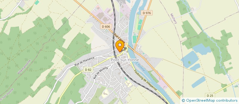 localisation de l'entreprise MADAME MARYON SCHLICK  PONT-SUR-YONNE