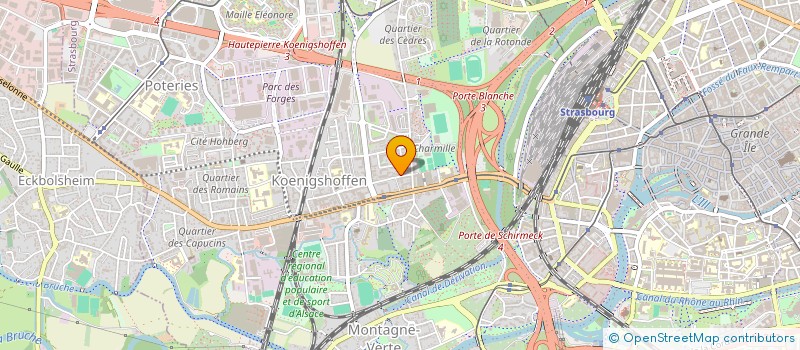 localisation de l'entreprise MADAME MARYON STUTZMANN à STRASBOURG