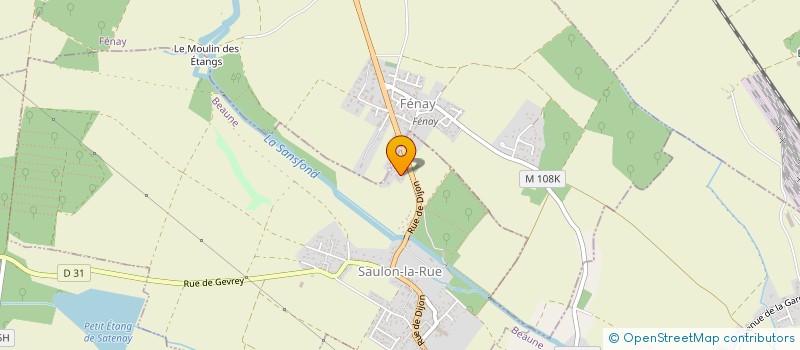 localisation de l'entreprise MADAME MARYRENE DUMESNIL  SAULON-LA-RUE