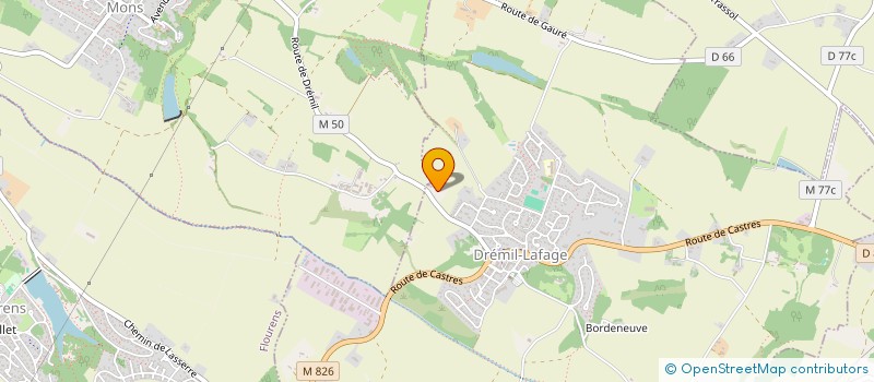 localisation de l'entreprise MADAME MARYSABELLE CAMPARA  DREMIL-LAFAGE