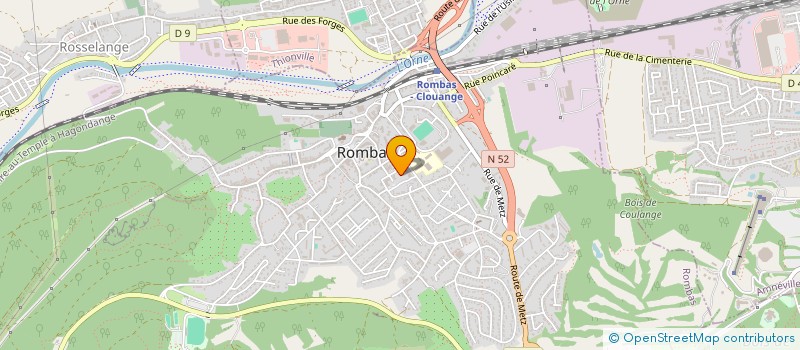 localisation de l'entreprise MADAME MARYSE ABBATI à ROMBAS