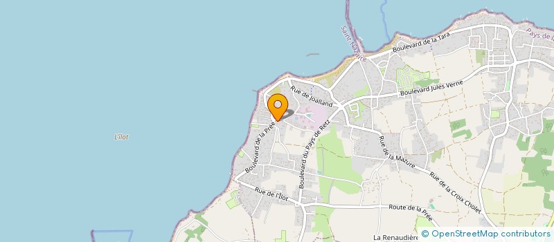 localisation de l'entreprise MADAME MARYSE ANDRE à LA PLAINE-SUR-MER