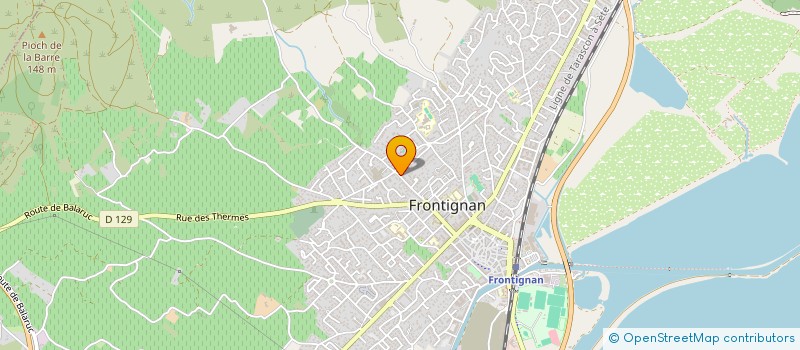 localisation de l'entreprise MADAME MARYSE ANDRIEU à FRONTIGNAN
