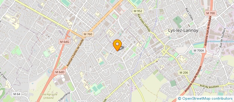 localisation de l'entreprise MADAME MARYSE ANNEBICQUE  HEM