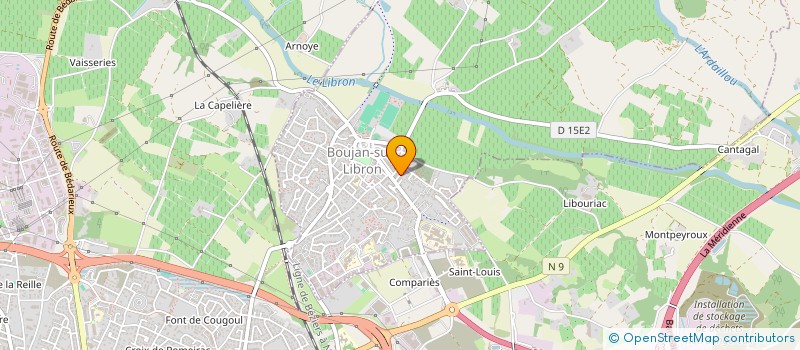 localisation de l'entreprise MADAME MARYSE ARRIBAT  BOUJAN-SUR-LIBRON