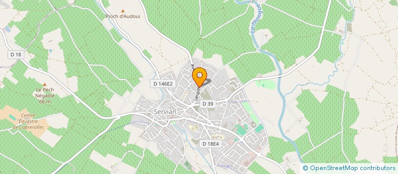 localisation de l'entreprise MADAME MARYSE ASSIER à SERVIAN