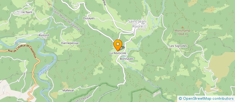 localisation de l'entreprise MADAME MARYSE AUBERT  SAINT-JEAN-ROURE