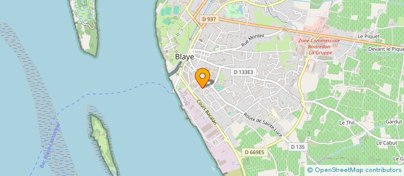 localisation de l'entreprise MADAME MARYSE BABUS à BLAYE