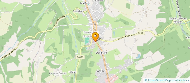 localisation de l'entreprise MADAME MARYSE BARJOU  PAUNAT