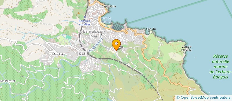 localisation de l'entreprise MADAME MARYSE BARREDA  BANYULS-SUR-MER