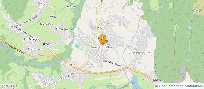localisation de l'entreprise MADAME MARYSE BAUD  VIUZ-EN-SALLAZ