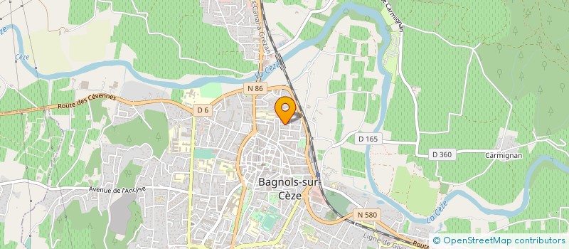 localisation de l'entreprise MADAME MARYSE BAYLE à BAGNOLS-SUR-CEZE