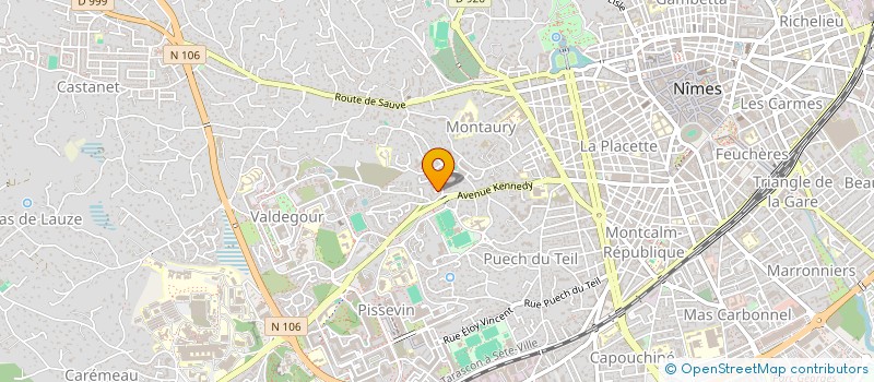 localisation de l'entreprise MADAME MARYSE BAYLE  NIMES