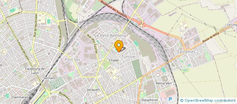 localisation de l'entreprise MADAME MARYSE BEAUBOUCHEZ  REIMS