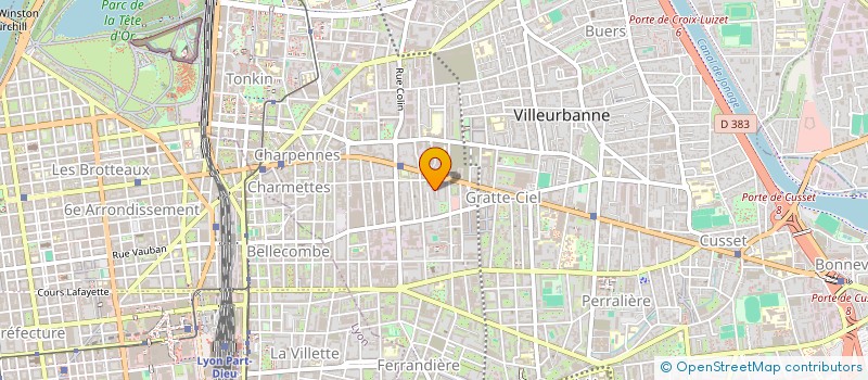 localisation de l'entreprise MADAME MARYSE BEAUCHAMP à VILLEURBANNE