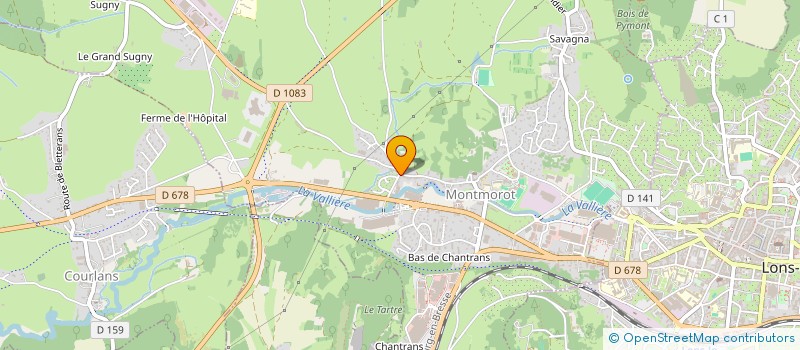 localisation de l'entreprise MADAME MARYSE BENOIT  MONTMOROT