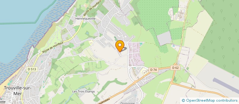 localisation de l'entreprise MADAME MARYSE BERGERIN à TROUVILLE-SUR-MER