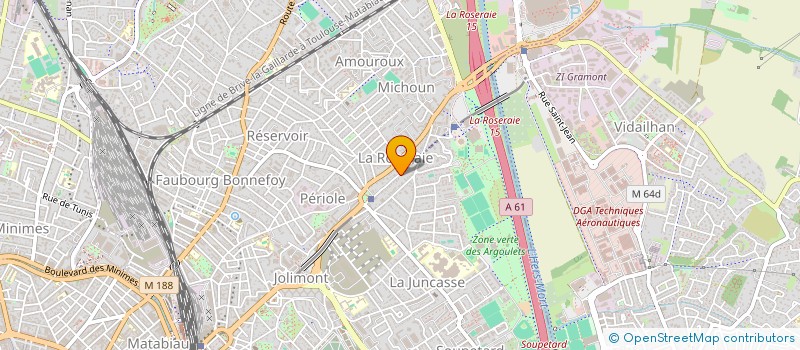 localisation de l'entreprise MADAME MARYSE BERGIA à TOULOUSE