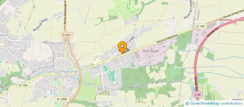 localisation de l'entreprise MADAME MARYSE BERILLON  VILLEURBANNE