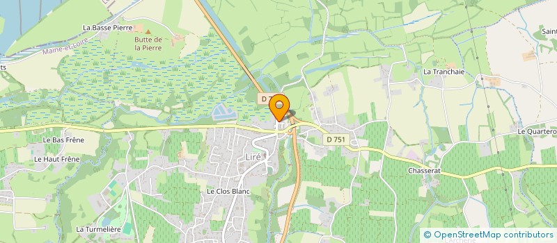 localisation de l'entreprise MADAME MARYSE BERTHELOT  OREE-D'ANJOU