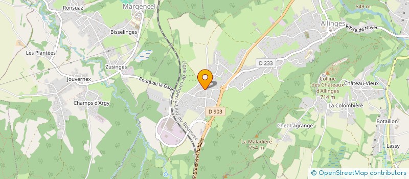 localisation de l'entreprise MADAME MARYSE BERTHET à THONON-LES-BAINS