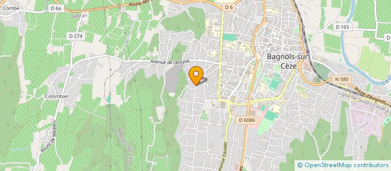 localisation de l'entreprise MADAME MARYSE BERTRAND à BAGNOLS-SUR-CEZE