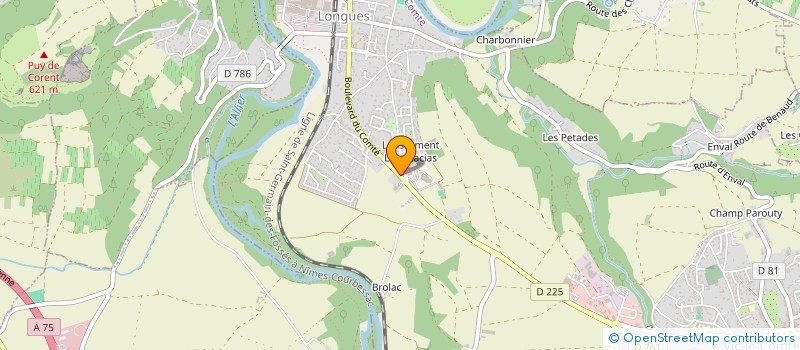 localisation de l'entreprise MADAME MARYSE BERTRIX  VIC-LE-COMTE