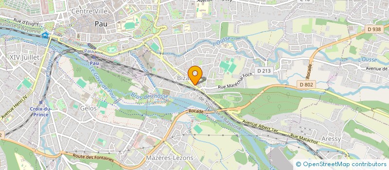 localisation de l'entreprise MADAME MARYSE BIDOT-NAUDE à BIZANOS