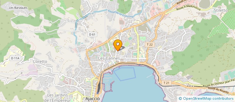 localisation de l'entreprise MADAME MARYSE BIJAUDY à AJACCIO