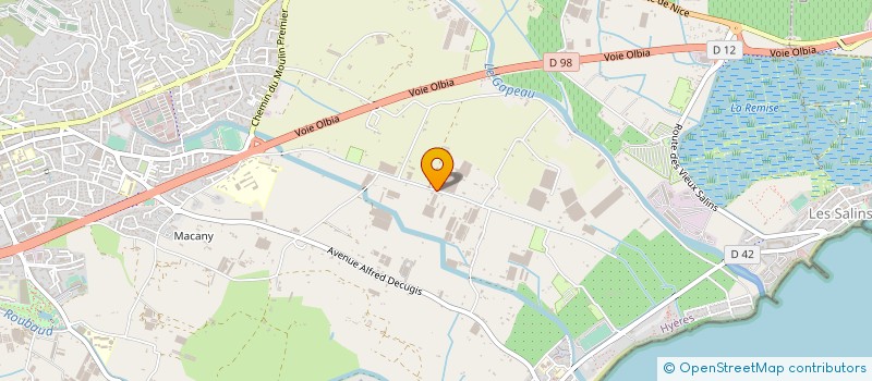 localisation de l'entreprise MADAME MARYSE BOASSO  HYERES