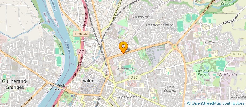 localisation de l'entreprise MADAME MARYSE BOGIRAUD à VALENCE