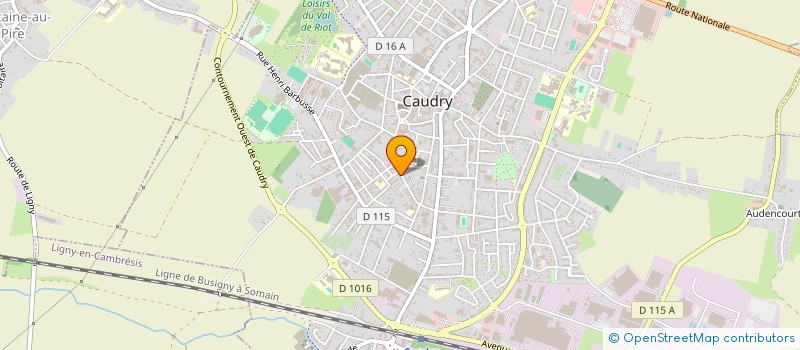 localisation de l'entreprise MADAME MARYSE BONNET  CAUDRY