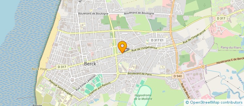 localisation de l'entreprise MADAME MARYSE BORD à BERCK