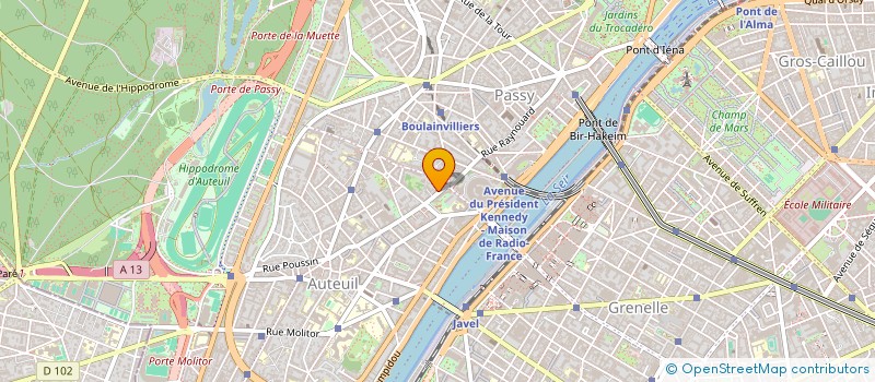 localisation de l'entreprise MADAME MARYSE BOUCHON  PARIS